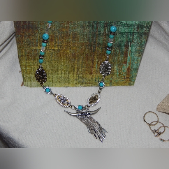 Handmade BEAUTIFUL 7pc jewelry set western - Picture 3 of 11